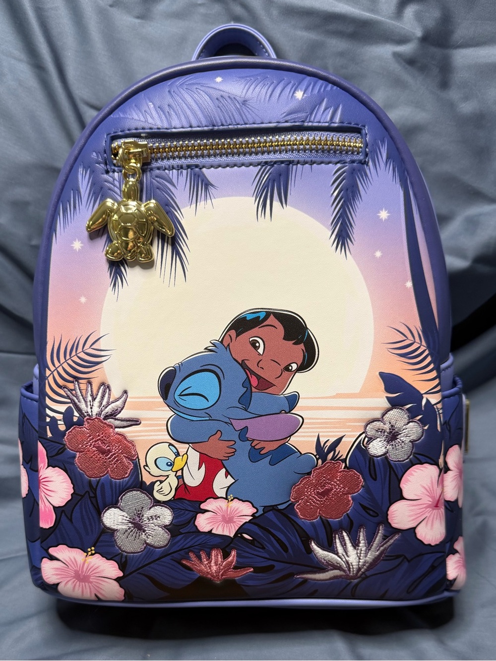Loungefly NWT Purple Lilo & Stitch Mini Backpack